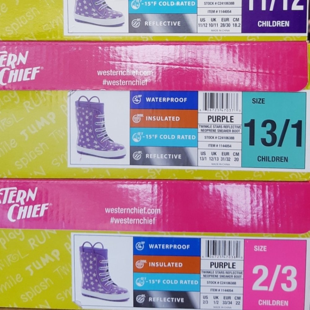 Twinkle stars rain / winter boots - Picture 8 of 9